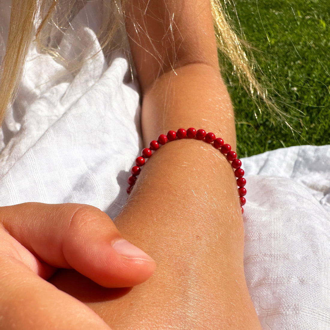 Girls Red Bracelet for Protection